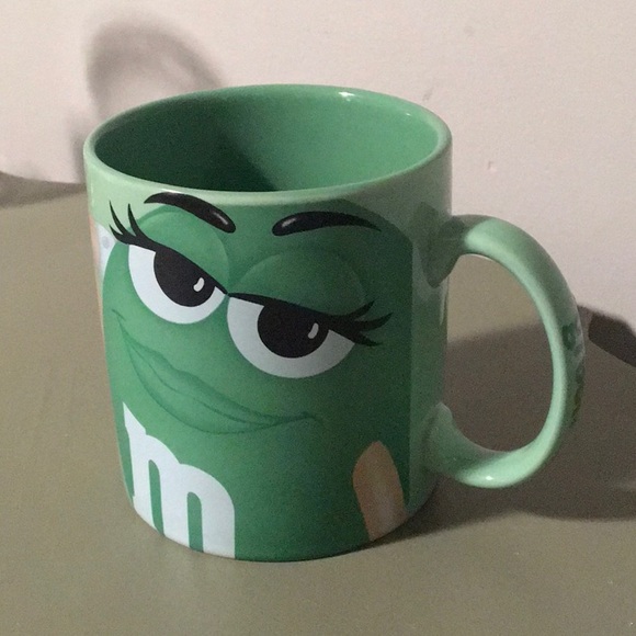 SALE - Ms. Green M&Ms Oversized Coffee Tea Mug Licensed MARS, NWOT Aphrodisiac - Picture 1 of 7